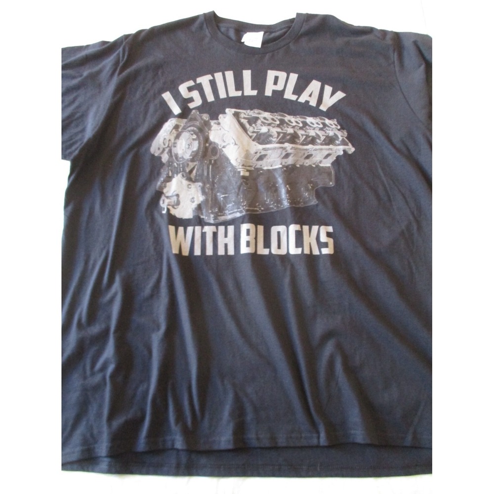 I Still Play With Blocks Racing Shirt | Maintenance Man Gift T-Shirt